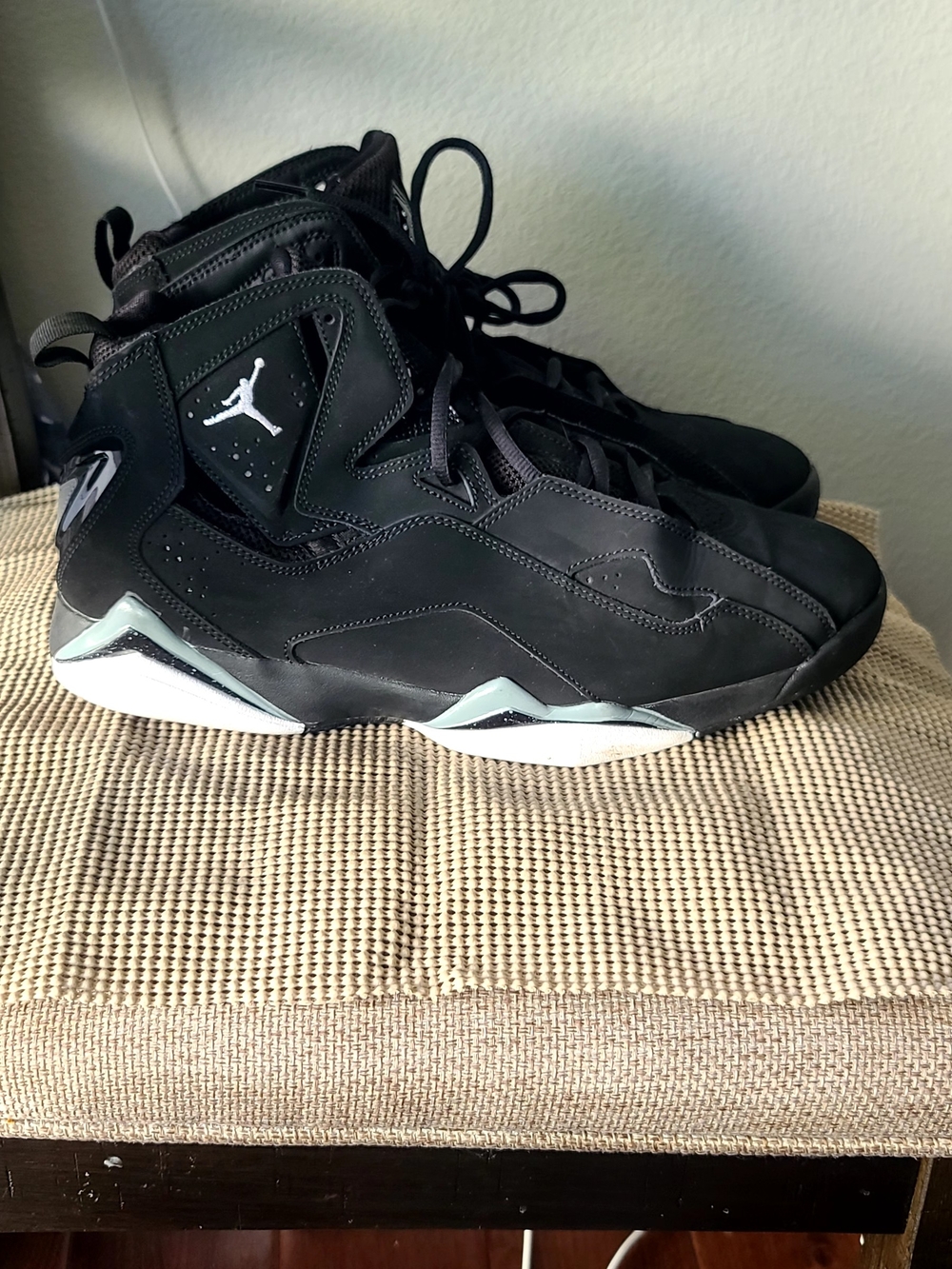 Air Jordan True Flight Men's Black Retro Basketball Sneakers